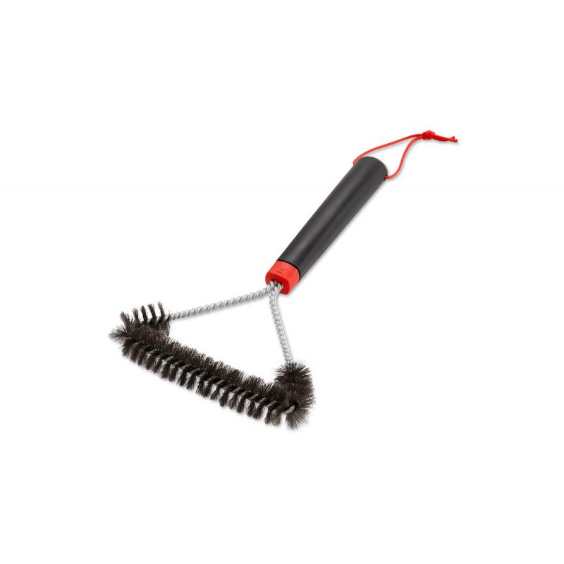 Weber Grillborstel, Driezijdig, 30 cm