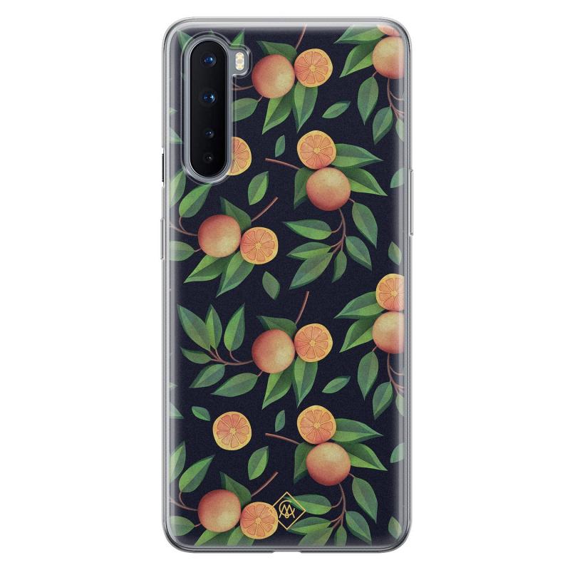 OnePlus Nord siliconen hoesje - Orange lemonade
