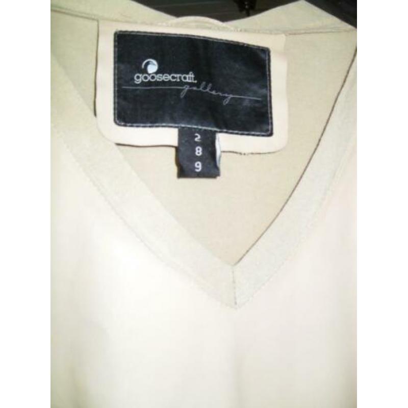 GOOSECRAFT leren jurk
