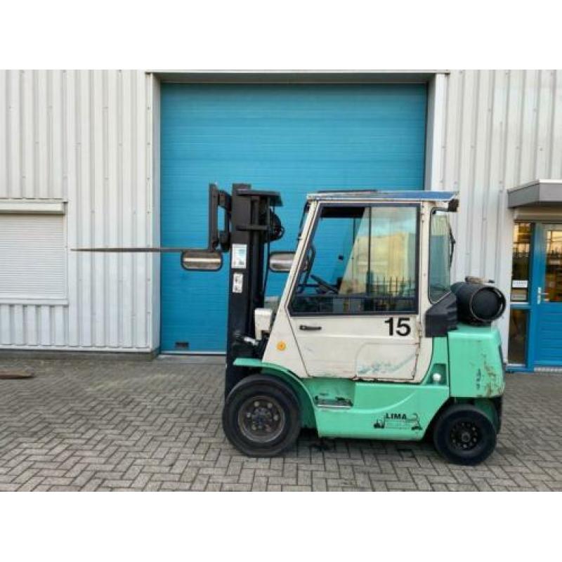 Mitsubishi Heftruck, LPG, 2,5 ton, Cabine (bj 1997)