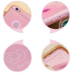 Glitter siliconen Hello Kitty hoesje Iphone 6 6 Plus