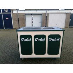 Mooie Grolsch mobiele biertap met grote snelkoeler!
