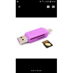 2 in 1 (Micro)-SD kaartlezer