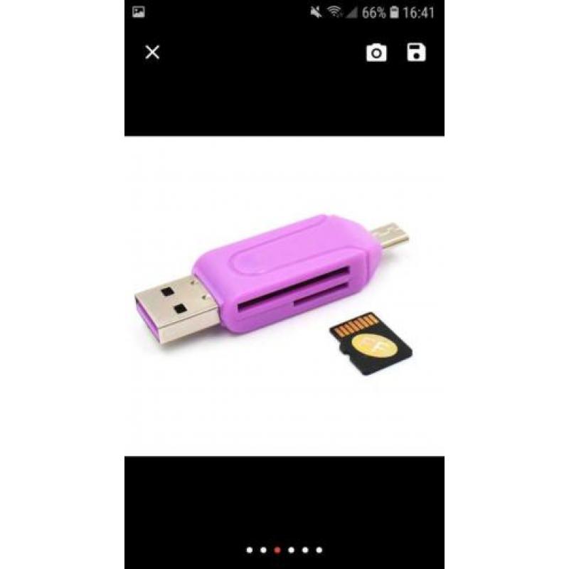 2 in 1 (Micro)-SD kaartlezer