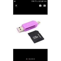 2 in 1 (Micro)-SD kaartlezer