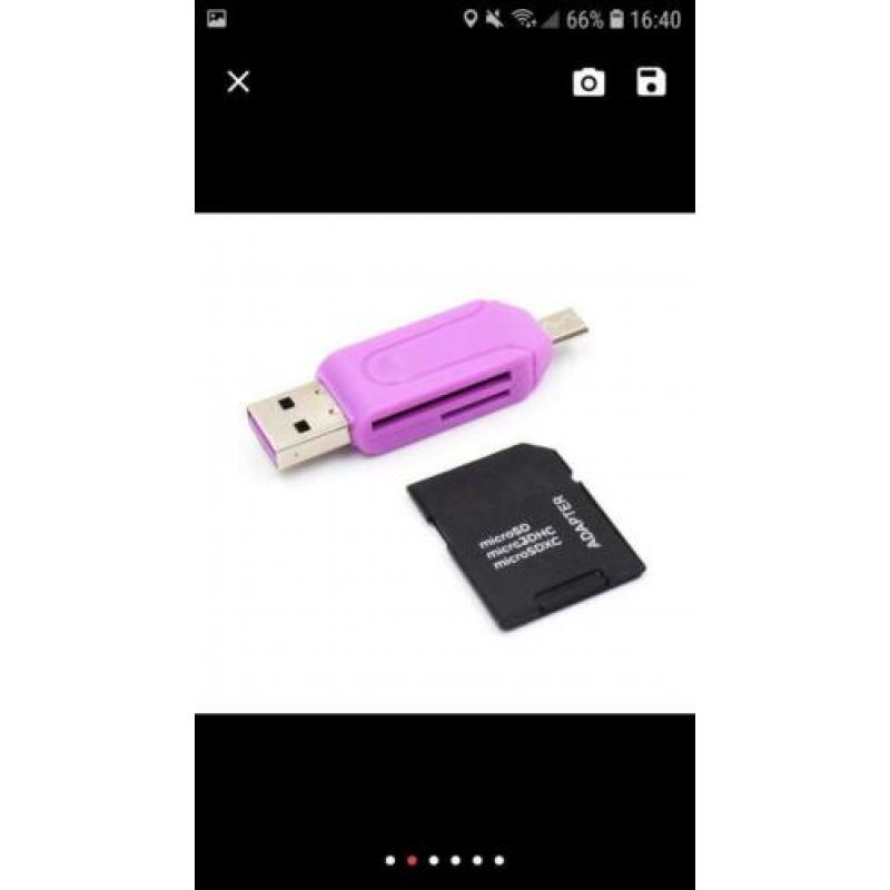 2 in 1 (Micro)-SD kaartlezer