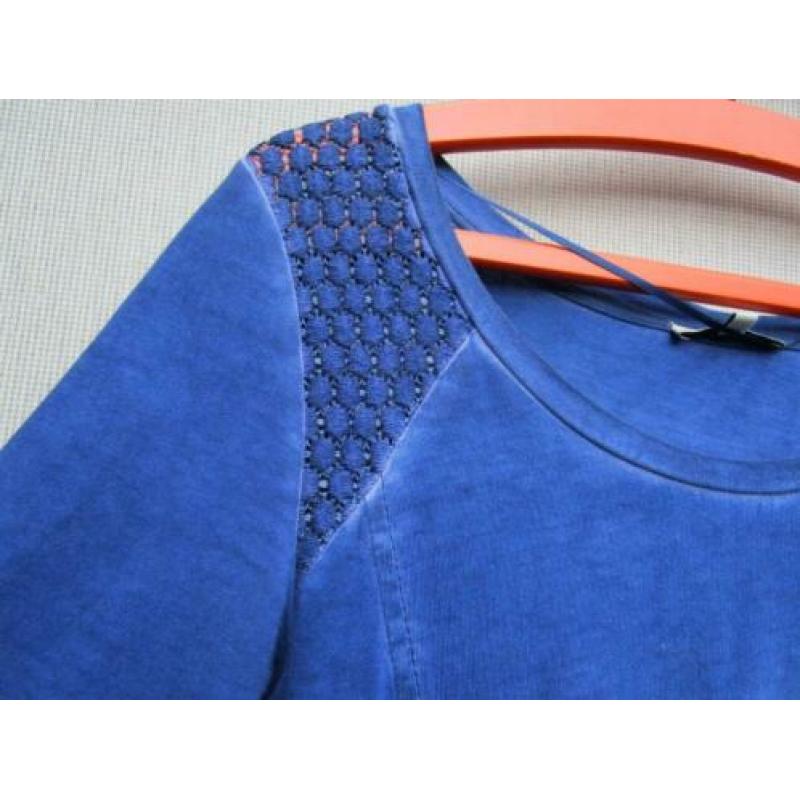 Jurk SANDWICH mt 38/40 kobalt - blauw