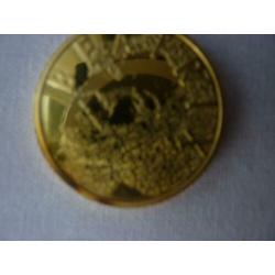 Vincent vergulde 5 euro 2003 herdenkingsmunt doosje capsule