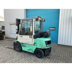 Mitsubishi Heftruck, LPG, 2,5 ton, Cabine (bj 1997)
