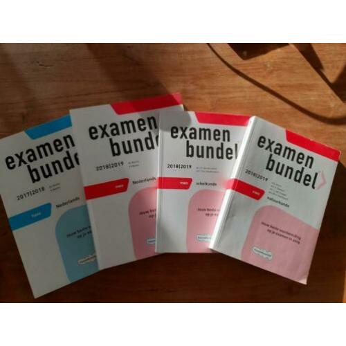 Examenbundels VWO en HAVO.