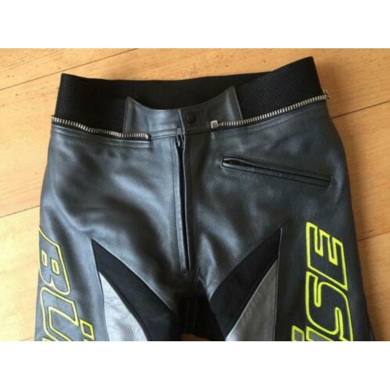 Leren motorbroek