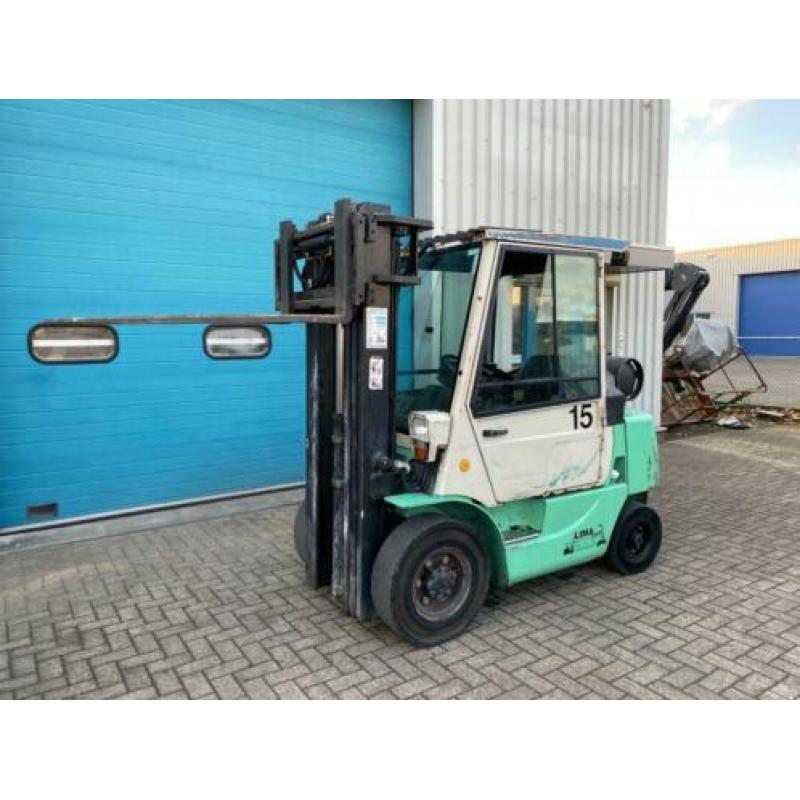 Mitsubishi Heftruck, LPG, 2,5 ton, Cabine (bj 1997)