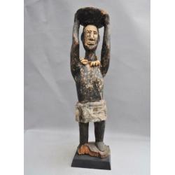 Oud tribaal altaar offerbeeld vd IBO stam, Nigeria, ca.1970