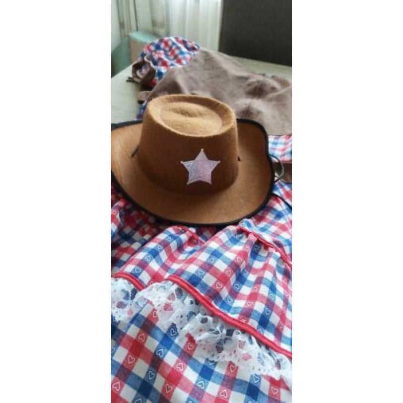 Carnaval jurk cow girl/ sherrif