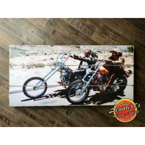 Houten Easy Rider Wand/Muurdecoratie