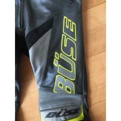 Leren motorbroek