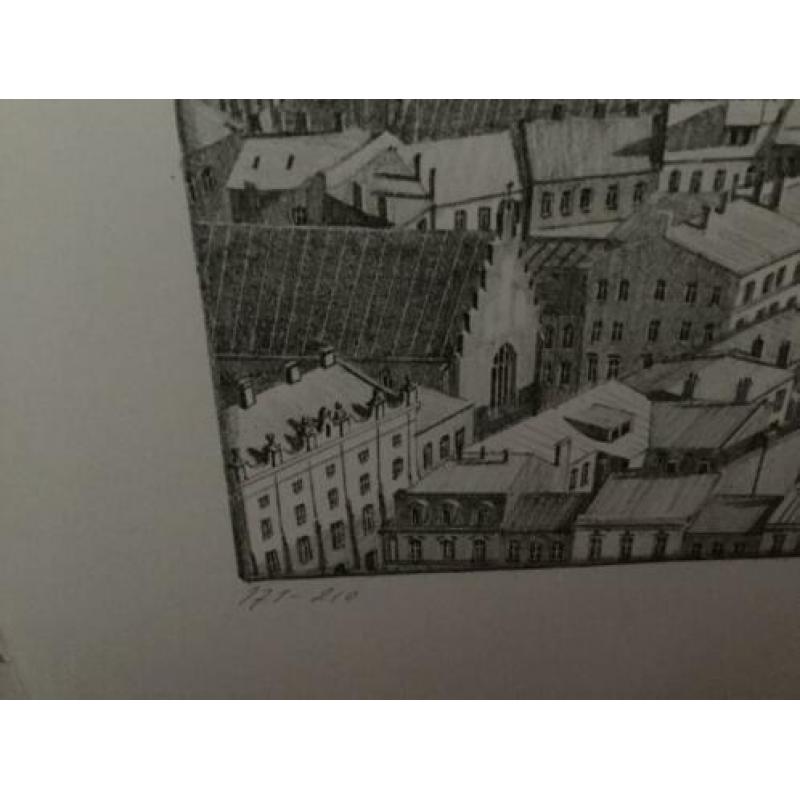 Mooie gave ets/litho