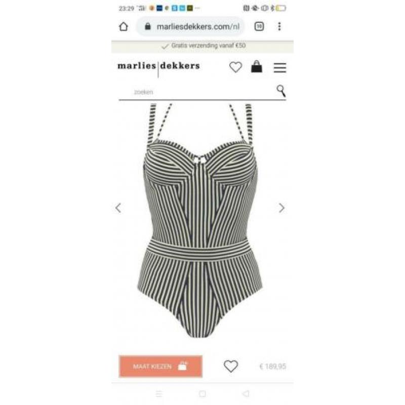 Marlies dekkers badpak maat 85B (nieuw)