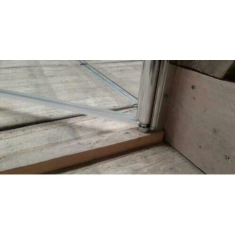 Douchedeur douche 80x200cm compleet met profiel €50