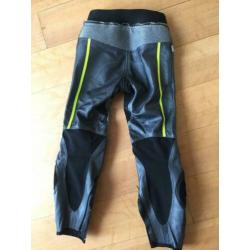 Leren motorbroek