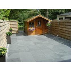 landelijke terrastegels Mustang leisteen 60x60x2,5 cm