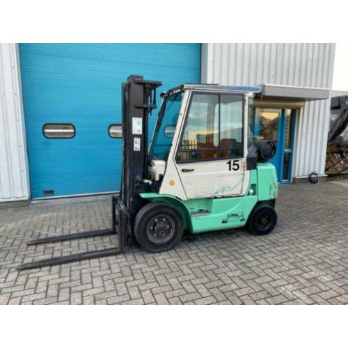 Mitsubishi Heftruck, LPG, 2,5 ton, Cabine (bj 1997)