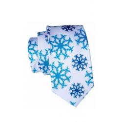 Set stropdas pochet manchetknopen tinten blauw-wit Sterren