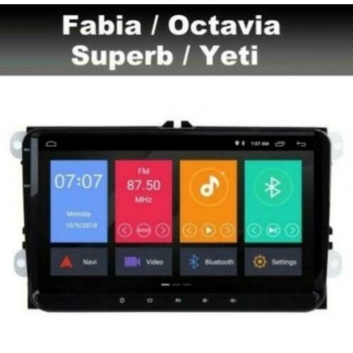 Skoda Octavia Yeti android 10 navigatie radio dab+ carkit