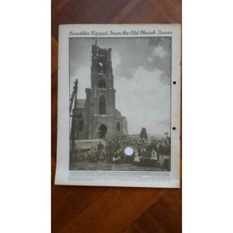 Magazine The War Illustrated WOII 1944 13x Zeeland Nijmegen