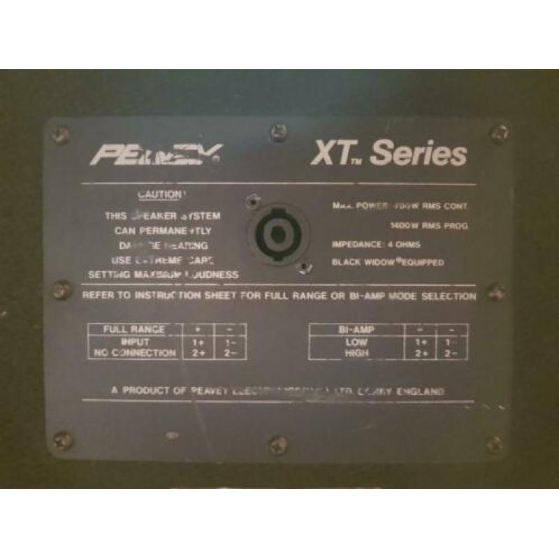 Geluidsinstallatie - Peavey Speakers + Amps XT Series