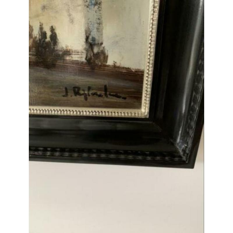Olieverf schilderij Jan Rijlaarsdam