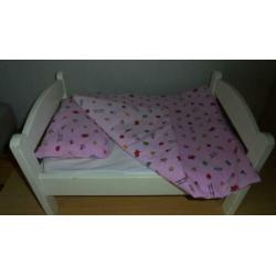 beddengoed voor poppen bedje, babyborn