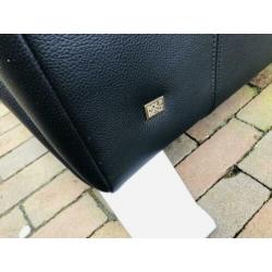 Nieuw Rolf Benz 322 2 Zits bank zwart leer bankstel zithoek