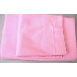 Nieuw : 4 coupons roze fleece