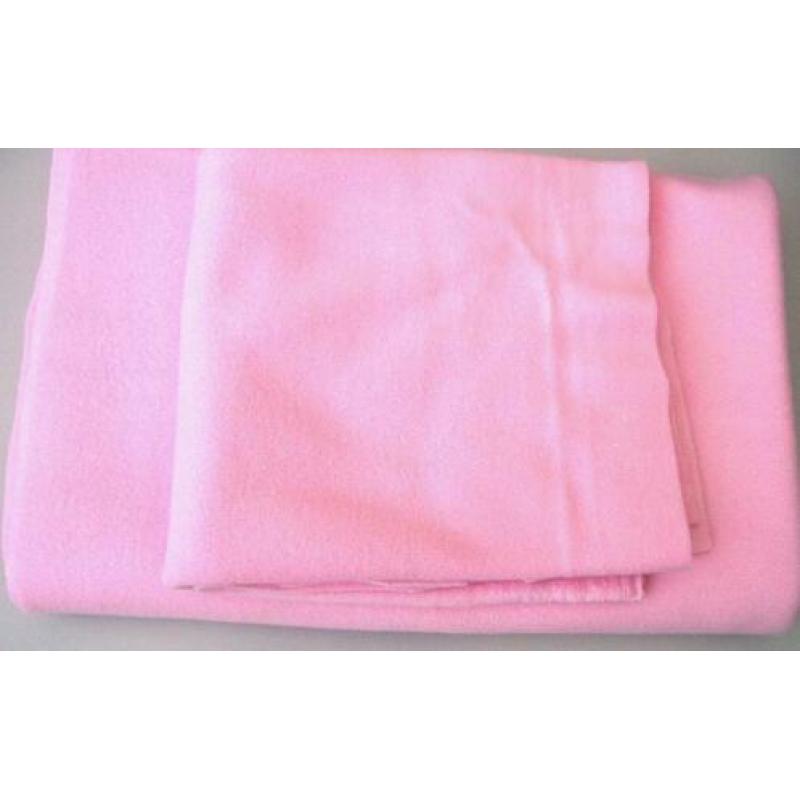 Nieuw : 4 coupons roze fleece