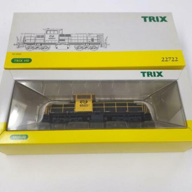Te koop Trix NS 6400 geel/grijs