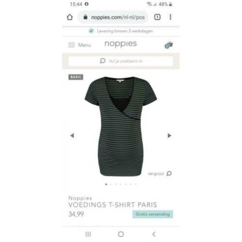 Noppies voedingsshirt maat M