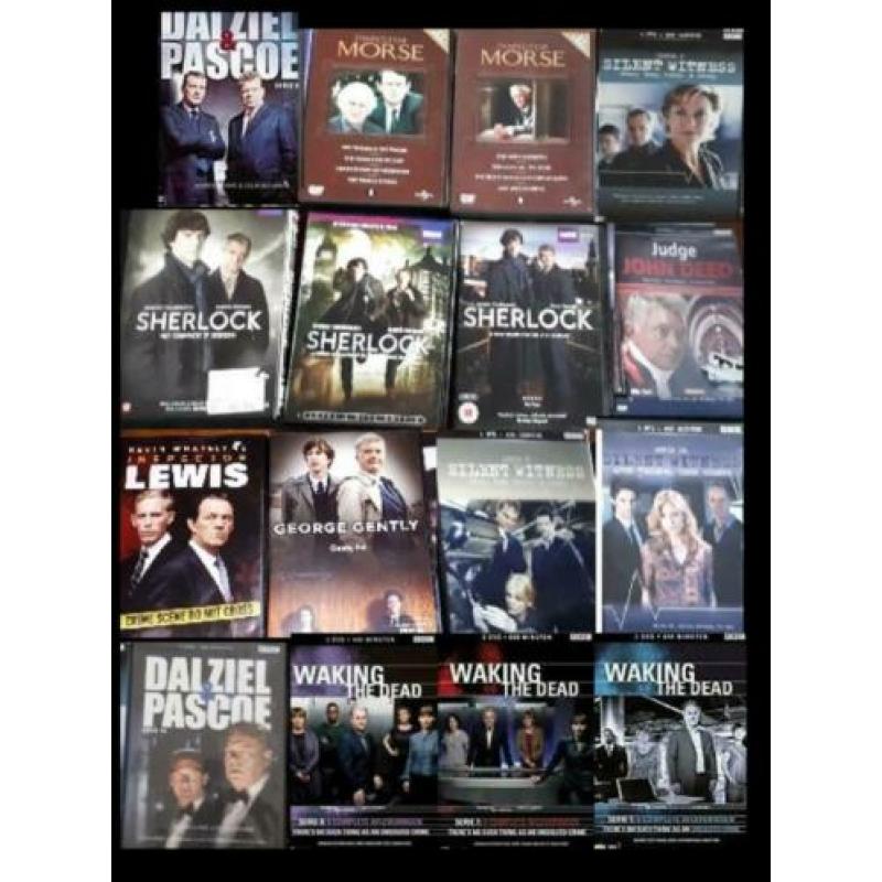 35x Waking the Dead,Sherlock,Lewis, Morse, Spooks,Cracker, F