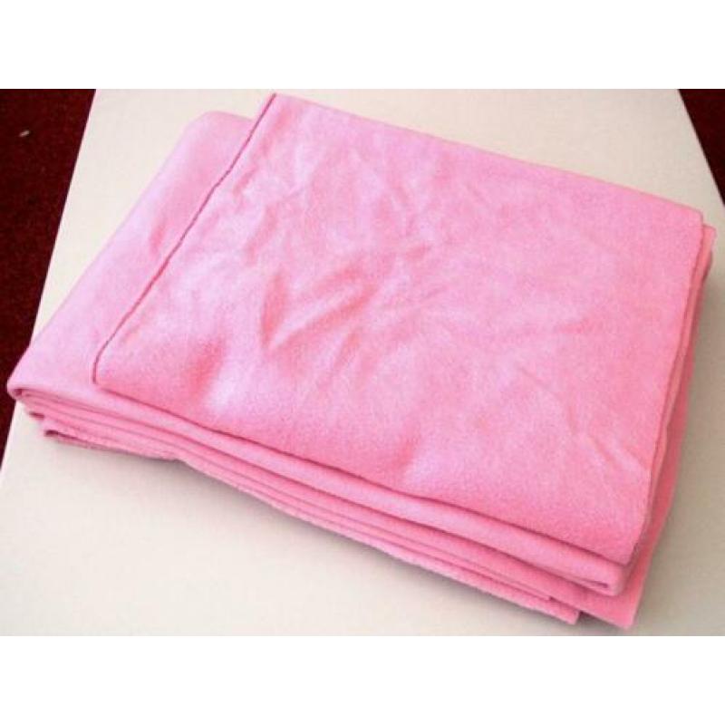 Nieuw : 4 coupons roze fleece