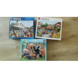 Te koop of ruilen Jan van Haasteren en King puzzels