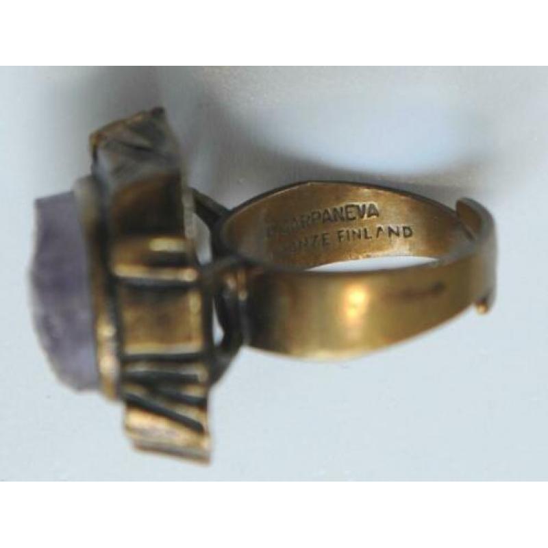 Pentti Sarpaneva ring met amethist - Finland