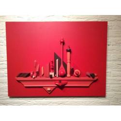 desigh sculptuur 90 cm x 60 cm.