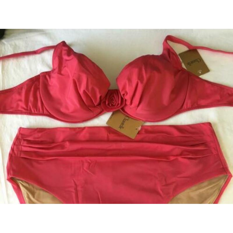 Nieuw CHANTELLE 85E luxe BIKINI roos 42 hoog slip roze 85 E