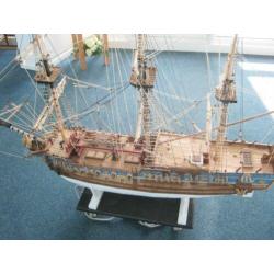 Scheepsmodel-Modelschip. HMY ROYAL CAROLINE.