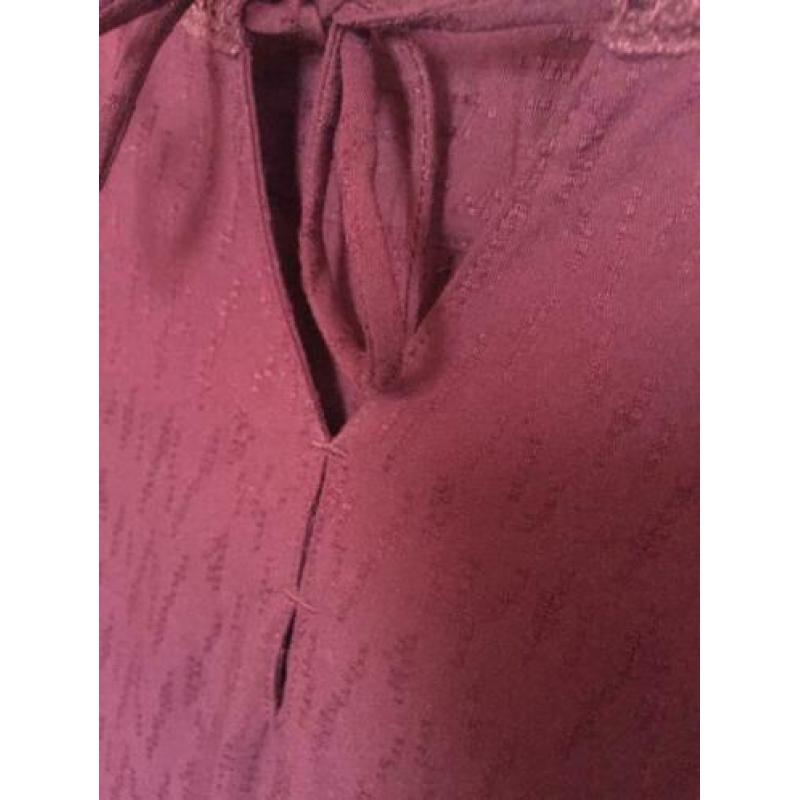 Donkerrode shirt van Cecil maat xxl