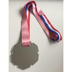 Spiegel medaille reflection mirror ketting