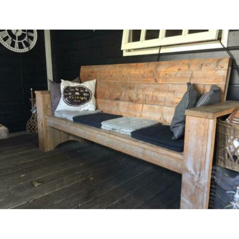 Steigerhouten tuinbank 210 cm breed
