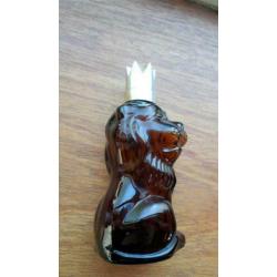Aftershave fles in de vorm van een Leeuw. Moara Shira.