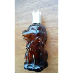 Aftershave fles in de vorm van een Leeuw. Moara Shira.