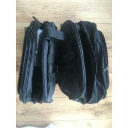 Motor zijkoffers van textiel
